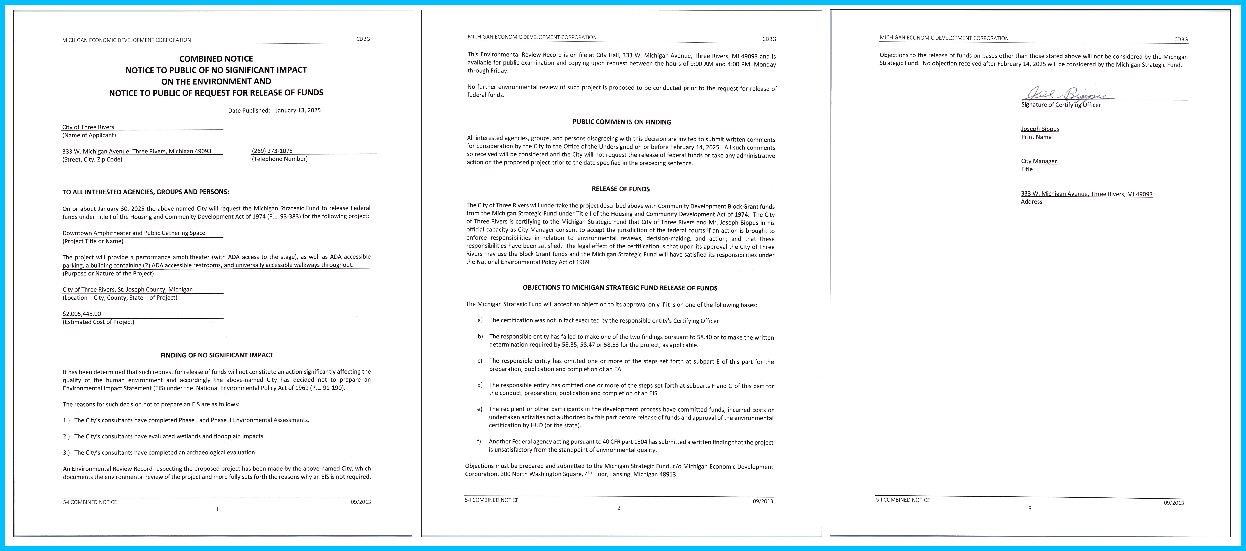 open Combined Notice in new window.